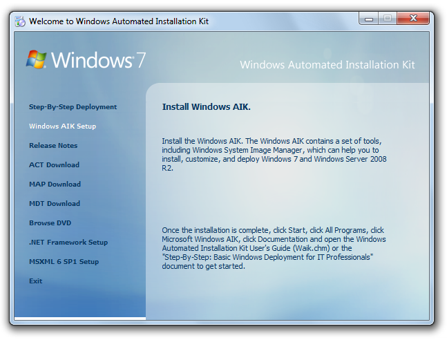 Windows Automated Installation Kit Per Vista