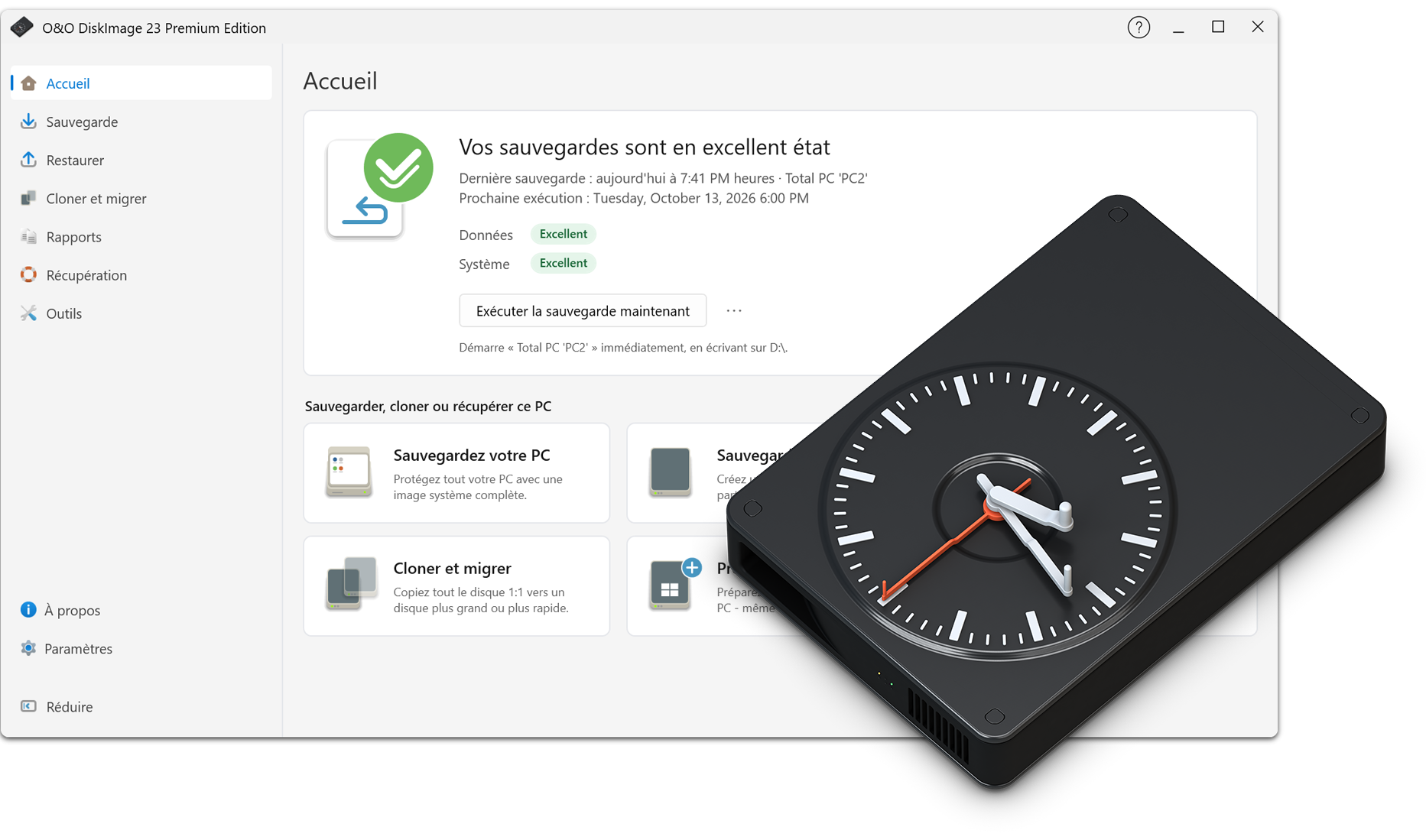O&O DiskImage 23 Premium - Protégez vos données précieuses