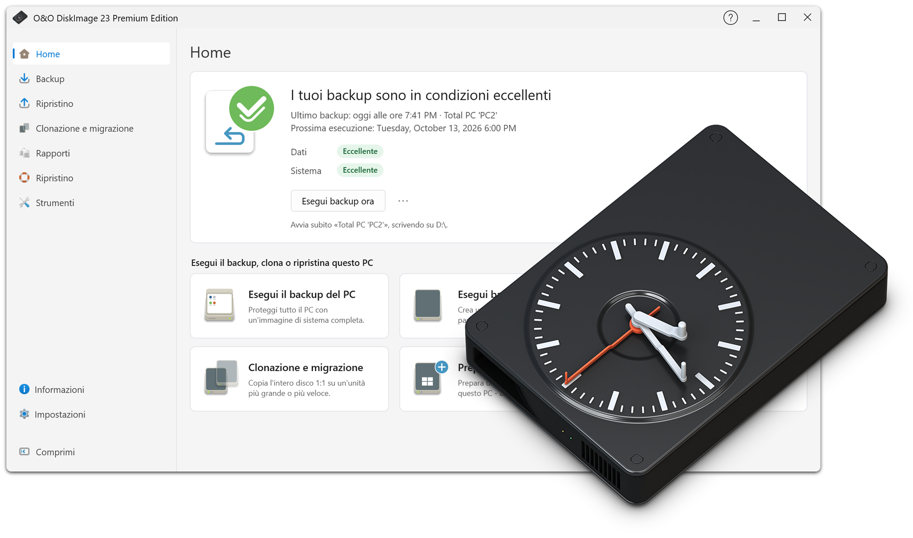 O&O DiskImage 23 Premium - Proteggi i tuoi dati preziosi