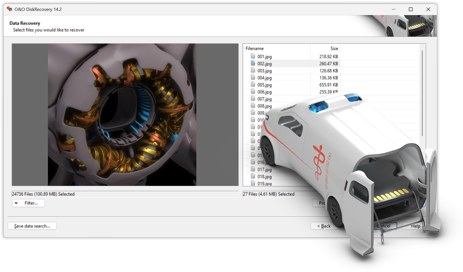 O&O DiskRecovery 14 - Récupération de données à l’échelle de l’entreprise