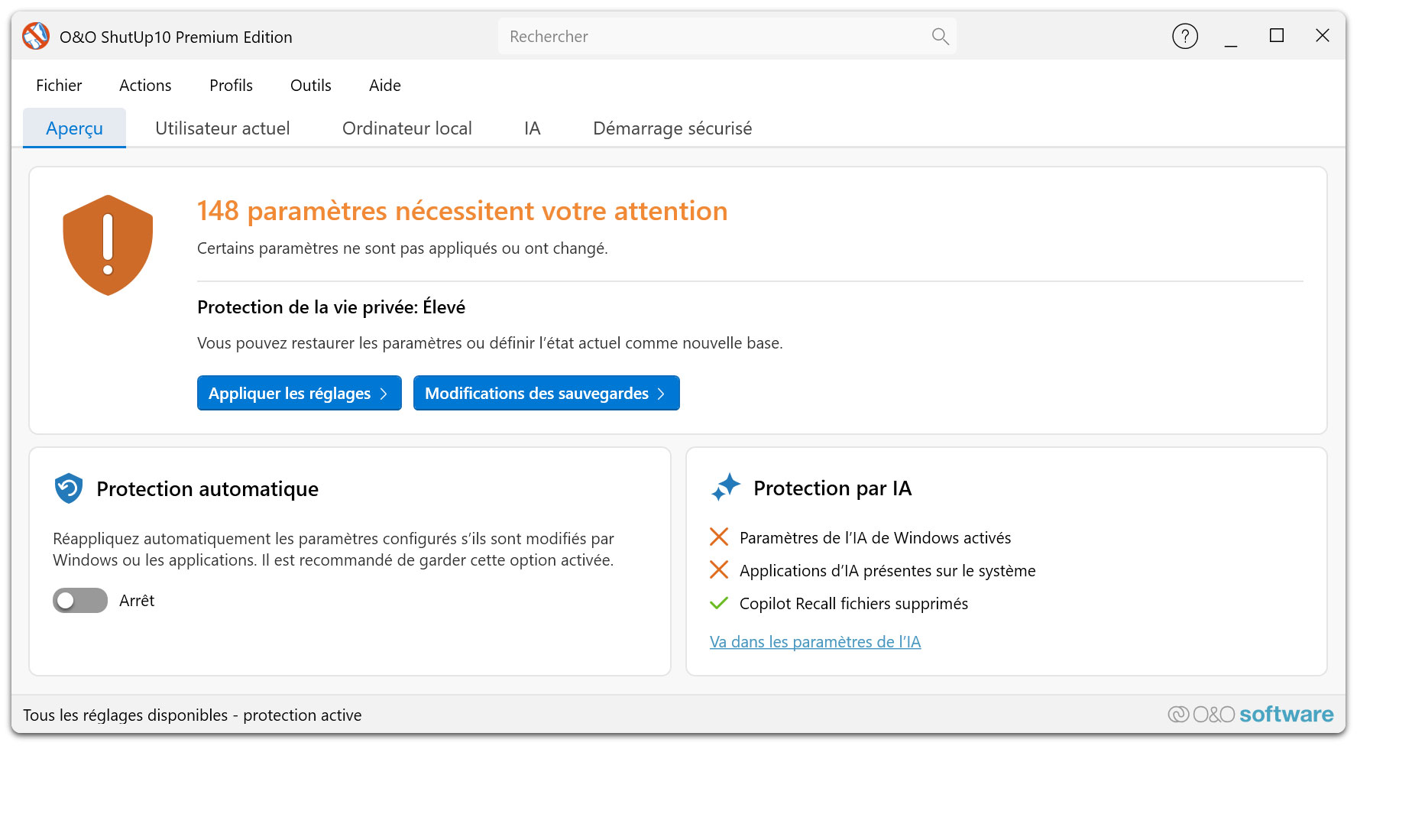 O&O ShutUp 10 Premium - Protege tu privacidad en Windows 11 y 10 – de forma permanente y totalmente automática