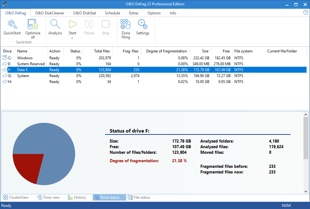 defrag windows 10 pro