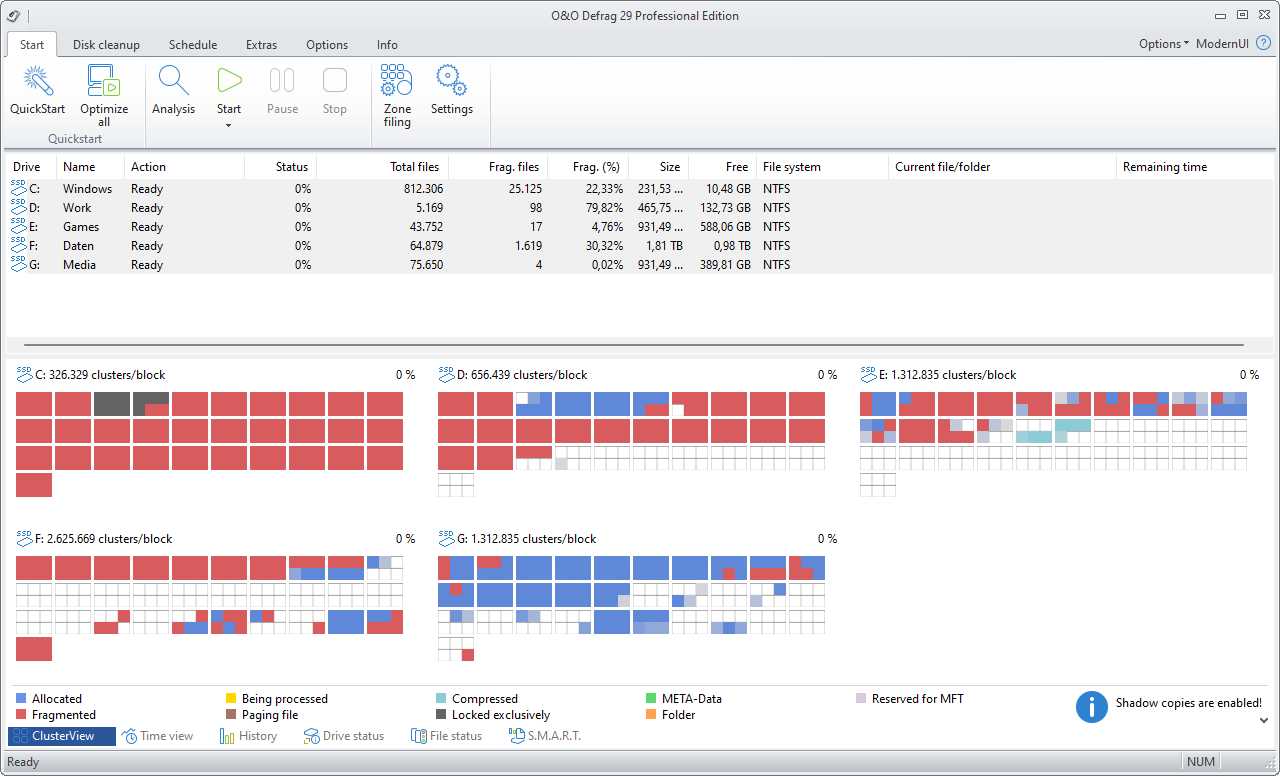 Speed up your PC: O&O Defrag 29 - O&O Software GmbH