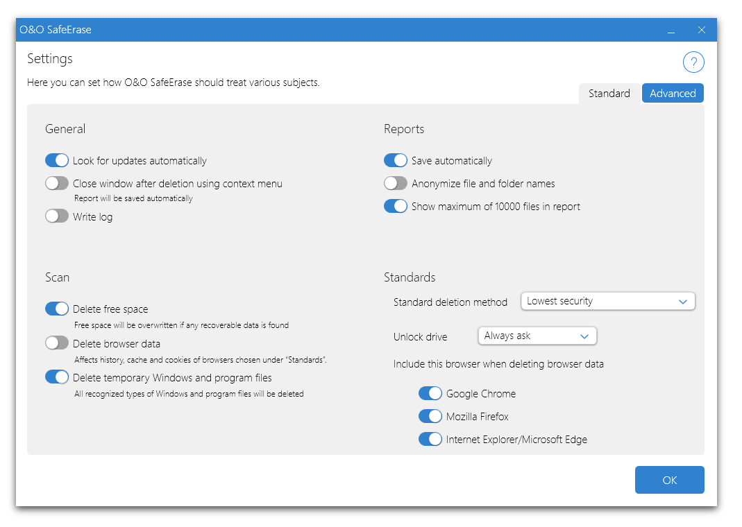 O&O SafeErase Professional v15.3 Build 62 02