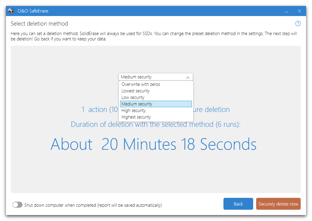 data delete software